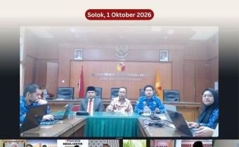 Bawaslu Kota Solok Hadiri Rapat Evaluasi Pengawasan PDPB Triwulan III Provinsi Sumatera Barat, Kamis (1/10/26)