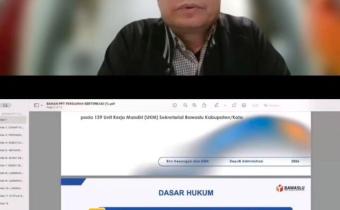 Bawaslu Kota Solok Ikuti rapat tindak lanjut pembentukan Unit Kerja Mandiri (UKM) Sekretariat Bawaslu Kabupaten/Kota tahap IV yang diselenggarakan Bawaslu Republik Indonesia secara daring, Selasa (13/10/2026).