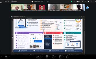 Bawaslu Kota Solok mengikuti Bimbingan Teknis (Bimtek) Operasional Akun Admin dan User Aplikasi Cermin Monitoring dan Akuntabilitas Tugas (CERMAT) secara daring melalui Zoom Meeting, Senin (19/10/2026).